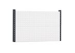 Panneau perforé porte-outils L.1000 x H.634 mm Gris