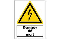 Panneau danger de mort