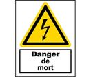 Panneau danger de mort
