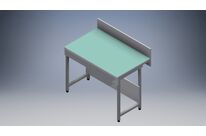 Paillasse verre émaillé P. 750 mm utile | R-T2EM6-12 