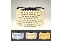 Ruban LED 220V Recoupable 50M IP65 2835 180LED/m Triple Rangée - Blanc Froid 6000K - 8000K