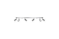 Plafonnier 6 Spots Orientables pour Ampoule GU10 - Métal