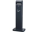 Probbax - Cendrier sur pied Totem 12.5L Anthracite Acier - Hauteur 104cm - Extérieur