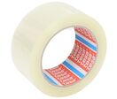 Tesa - Ruban adhésif transparent 66m x 50mm - Silencieux et résistant à l'humidité - Idéal pour emballer