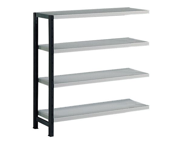 Kit comptoir suivant rayonnage Universel peint claire voie H.1000 x L.1000 x P.300 mm