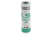 LS 14500 Pile AA 3.6 V Lithium Thionyle Chloride IEC 60079-11 Saft, 2.6 Ah