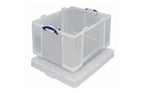 Really Useful Products - Bac de rangement plastique 3L transparent avec couvercle - Polypropylène résistant - Idéal pour entrepôt