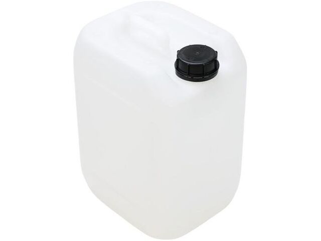 Manutan Expert - Jerrican Gerbable Homologué UN 20L Transparent - Polyéthylène Haute Densité - Usage Alimentaire - Recyclable