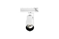 Spot LED sur Rail Triphasé Intelligent IA 35W CCT 24° Blanc