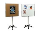 Tableau Mobile LIEGE/BLANC 90 x 90 Pied Roulettes