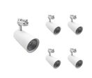 Pack de 5 - Spot LED sur Rail 30W 45° Monophasé - Blanc Chaud 2300K - 3500K / Blanc