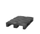 Palette plastique 1200x800 perdue lourde pleine pour export