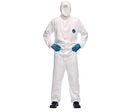 Tyvek Dupont - Combinaison de travail jetable 500 Xpert - Blanc, Taille L - Protection Type 5/6, Catégorie 3