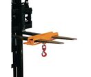 Bauer - Patin de fourche double pour gerbeur - Orange - 2500 kg - Acier peint - 24 kg