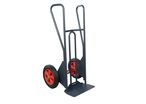 Diables à basculement assisté tout terrain bavette fixe 350 kg