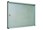 Ulmann - Vitrine Murale Extérieure Basic Gris 95x110cm - 15 Feuilles Magnétique - Éco-responsable