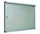 Ulmann - Vitrine Murale Extérieure Basic Gris 95x110cm - 15 Feuilles Magnétique - Éco-responsable