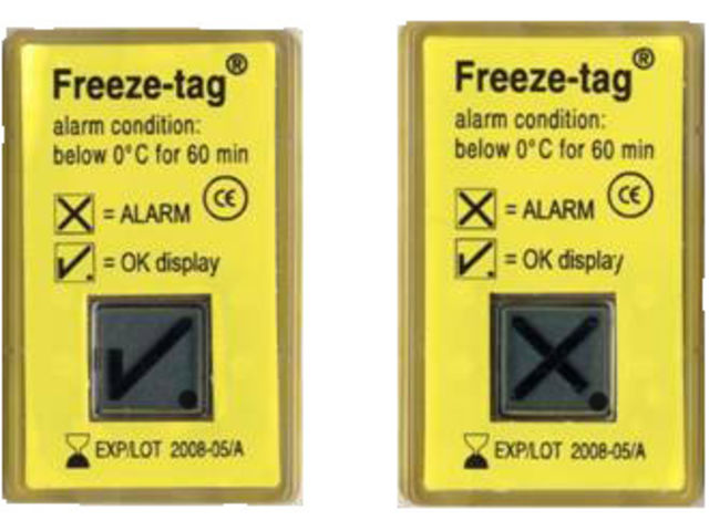 Indicateur de température Freeze-Tag