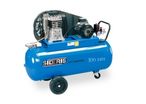 Compresseur 100 L mono et tri, bicylindre à  courroie mono étagé - 2 ou 3 Cv