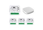 Module Interrupteur pour Volet Roulant (Kit 4 interrupteurs + 1 passerelle)