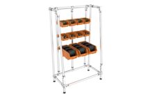 Rangement vertical pour petites pièces | Étagères 3 niveaux de
