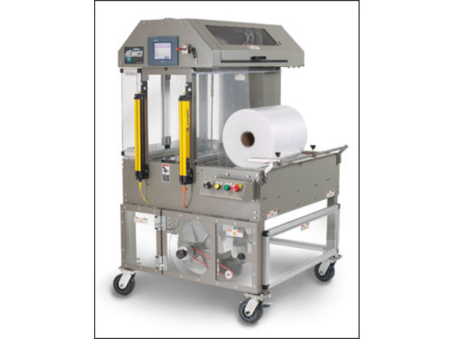 Ensacheuse automatique verticale à introduction latérale