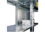 Fond tôlé de rayonnage Galvatop H.2500 x L.970 mm
