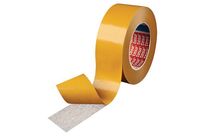 Tesa - Ruban adhésif double face non tissé blanc 50m x 50mm - 200°C - Assemblage et fixation