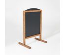 Panneau Ardoise Vertical Magnétique L 60 x H 78 cm Pieds Bois