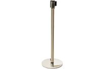 Poteau Acier Inoxydable Avec Sangle Noir Longueur 5m