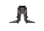 Rail Magnétique Encastré 48V NOIR pour Enduit - 2m