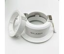 Pack de  10 - Support Spot Encastrable GU10 LED Orientable Rond BLANC