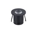Mini Spot LED Encastrable 1W 90° Rond - Blanc Chaud 2300K - 3500K / Noir