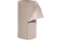 Pig - Rouleau Tapis Absorbant MAT501 - 76 cm x 61 m - Hydrophobe pour Huiles et Hydrocarbures - Polypropylène