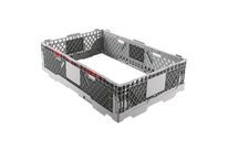 MDM - Rehausse pour palette pliable plastique 1200 x 800 mm Gris - Hauteur 300 mm - Polyéthylène haute densité - Gerbage 2/1