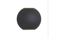 Applique Murale Design LED Double Faisceau IP54 6W - Blanc Chaud 2300K - 3500K / Noir