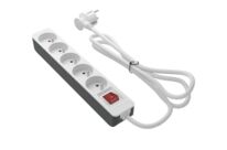 Bloc multiprise 5 prises | RS PRO Bloc multiprise 4 m Type E