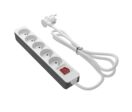 Bloc multiprise 5 prises | RS PRO Bloc multiprise 4 m Type E