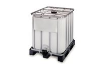 Cuve pour produits dangereux, palette plastique, de 1000 litres