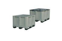 Caisses palettes 525 à  616 litres fixes ou pliables en Polyéthylène Haute densité