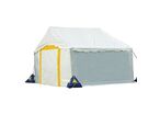 Manutan Expert - Pack Tente de Réception 5x4m - Polyester 650g/m² PVC - Blanc Transparent - M2 - 2m Hauteur