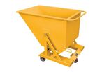 Goubard - Benne basculante Essentiel GIL 230L Jaune - 750kg Charge Max - Mobile sur roues