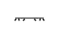 Plafonnier 6 Spots Orientables pour Ampoule GU10 - Noir
