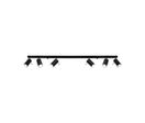 Plafonnier 6 Spots Orientables pour Ampoule GU10 - Noir