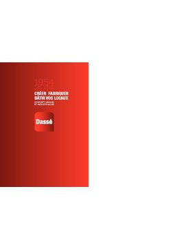 Plaquette commerciale Dassé