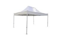 Leisure N Pleasure - Tente Aluminium Blanche 3x4,5m - PVC M2 Ignifugé - 2.5m Hauteur - Idéale Réception