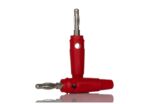 Connexion électrique et instrumentation | Fiche banane mâle 4 mm RS PRO rouge
