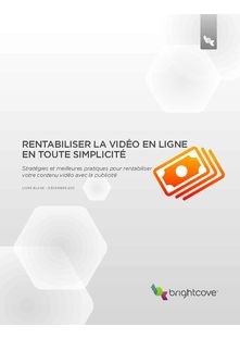Livre blanc : Rentabiliser la vidéo en ligne en toute simplicité