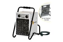 Aérotherme électrique portable avec support mural - SOVELOR-DANTHERM