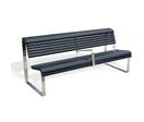 Banc mate Central 2000 teinte noire